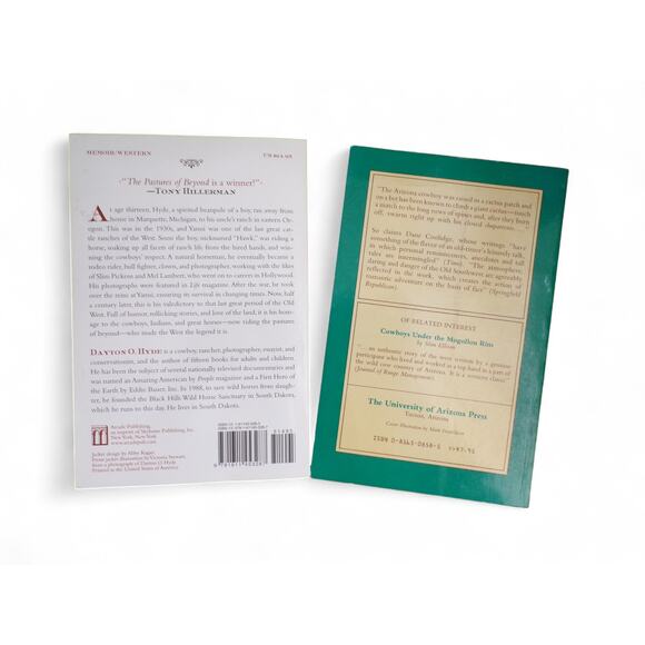 (2) Cowboy Western Themed books The Pastures of Beyond and Arizona Cowboys - Picture 2 of 2